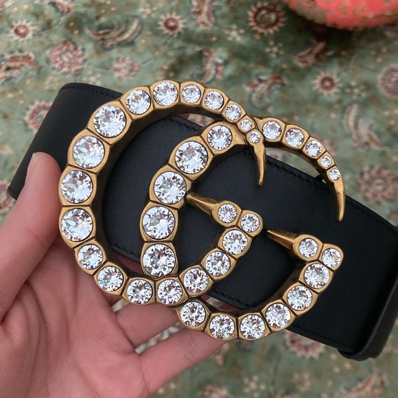 Gucci GG crystal wide belt - Picture 3 of 16